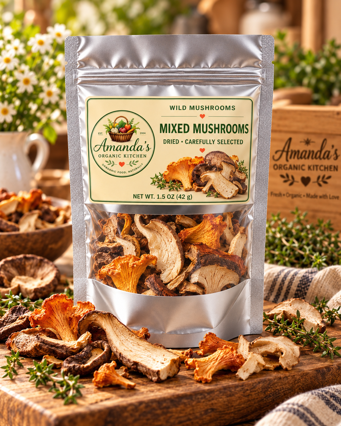 Wild Mixed Mushrooms