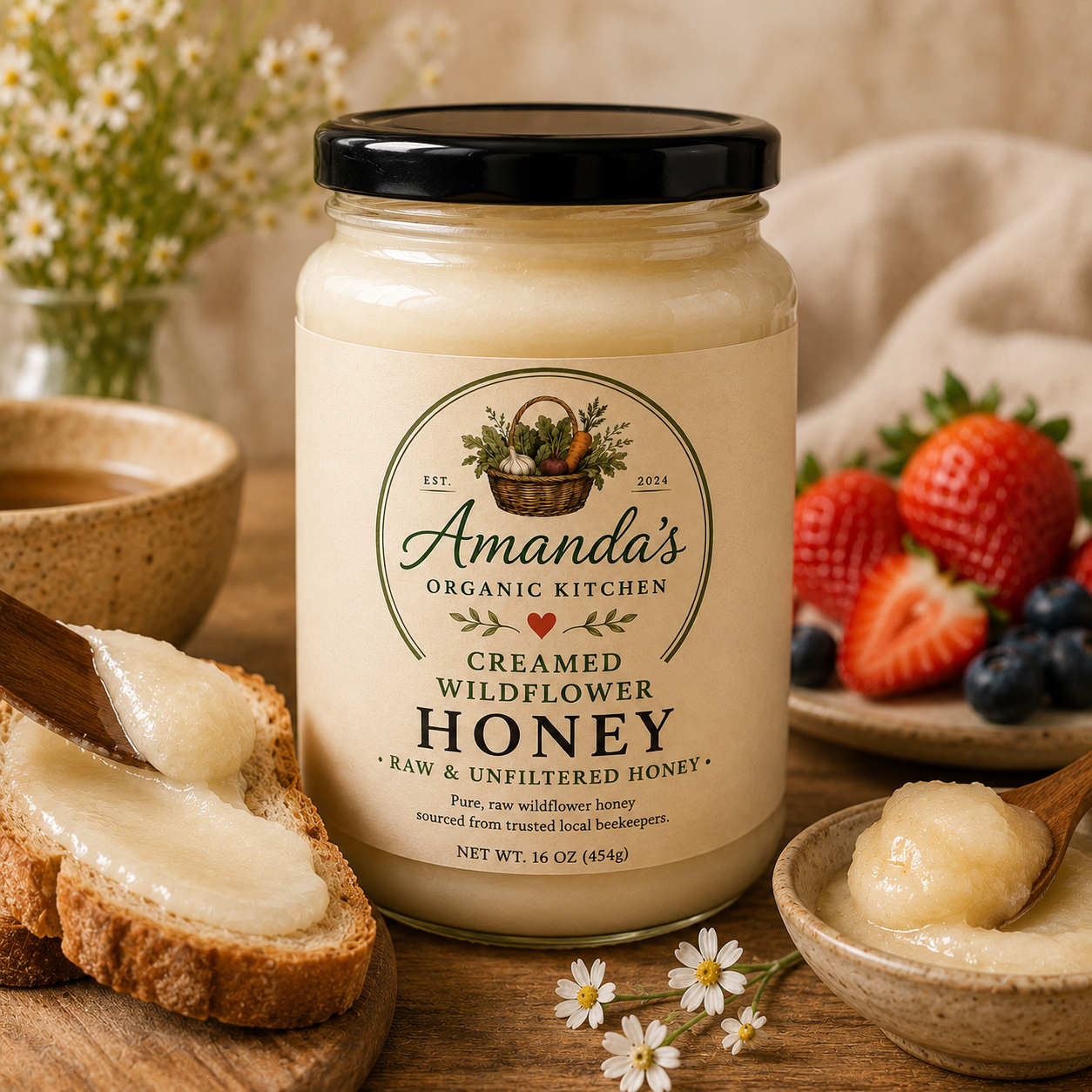 Amanda's  Creamed Honey
