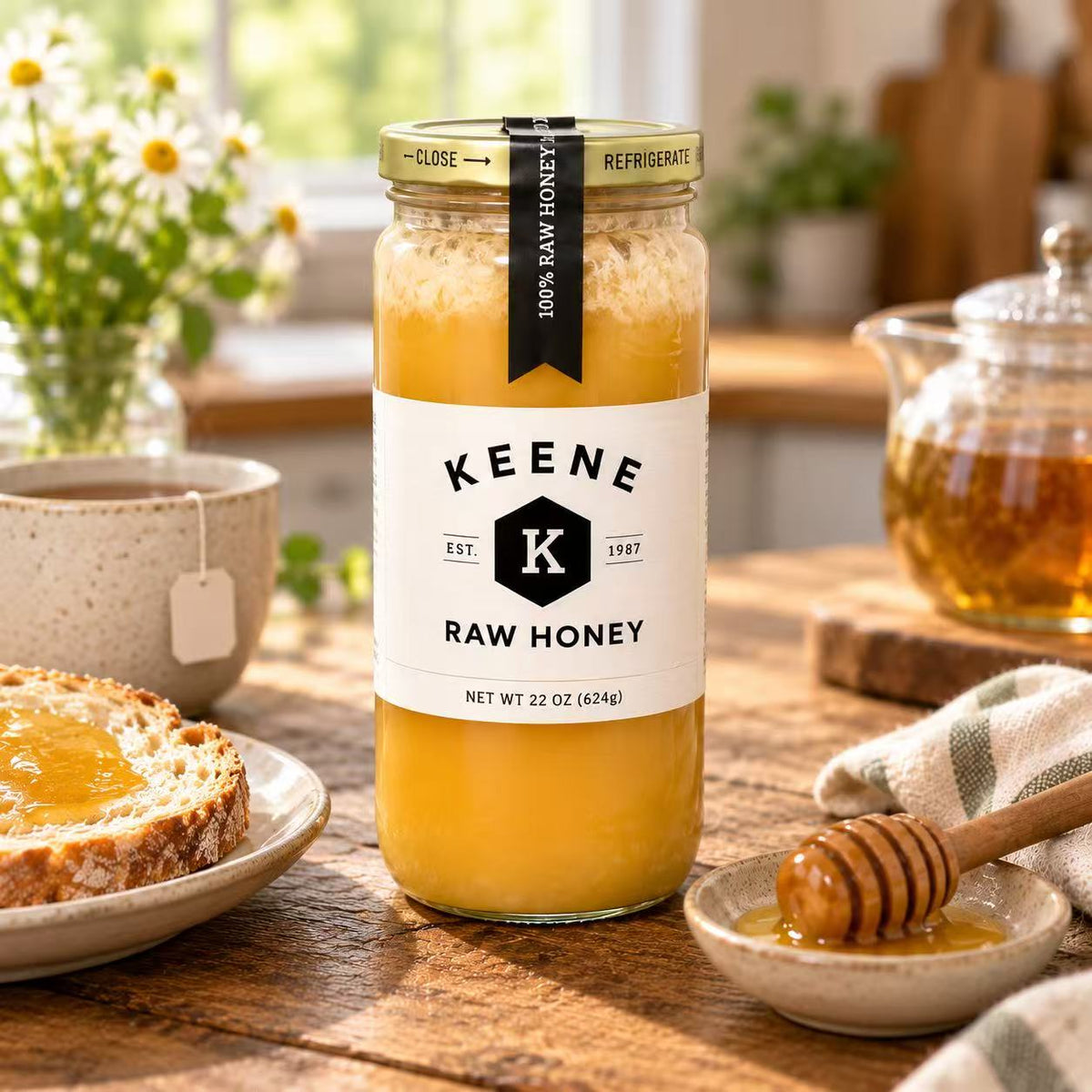 Keene Raw Honey -22oz