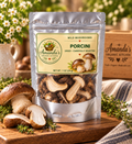 Amanda's Organic Kitchen dried wild porcini mushrooms, product package