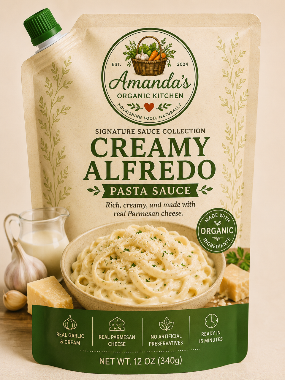 Amanda's Creamy Alfredo Pasta Sauce